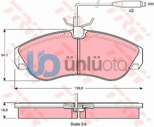 ÖN BALATA FİŞLİ BOXER-DUCATO-JUMPER 1800kg 94 02