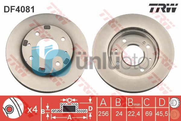 ÖN FREN AYNASI HAVALI CARISMA 1.8I-VOLVO S40-V40 1.6I 16V/1.8 16V/1.9TD/2.0 16V/