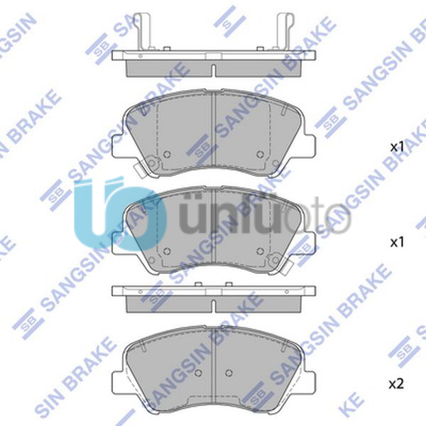 ÖN FREN BALATA HYUNDAI i20 1.1L 1.2L 1.4L 15- / BAYON 1.0L 1.4L 21- / KIA RIO