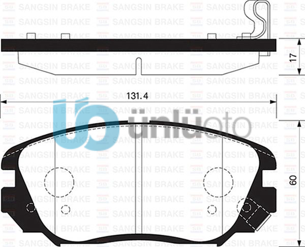ÖN FREN BALATA OPEL INSIGNIA A 08-17 / CHEVROLET MALIBU 12- / SAAB 9.5 10-12