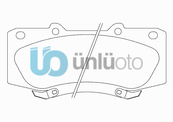 ÖN FREN BALATA TOYOTA HILUX VIGO 2.5L 2KDFTV KUN35 4x4 10-