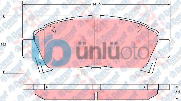 ON FREN BALATASI TOYOTA AVENSIS 00-02