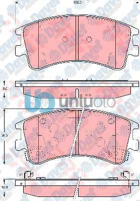 ON FREN BALATASI MAZDA 6 2,0,2,0DI,2.3(08.02-)