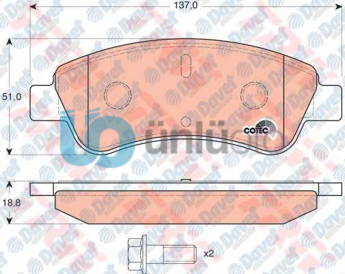 ON FREN BALATASI BERLINGO II PARTNER II P1007 C2 C3 II C4 XSARA PICASSO P207 C3