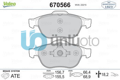 ÖN FREN BALATASI RENAULT LAGUNA II 0105 LAGUNA III 0715 MEGANE II 02