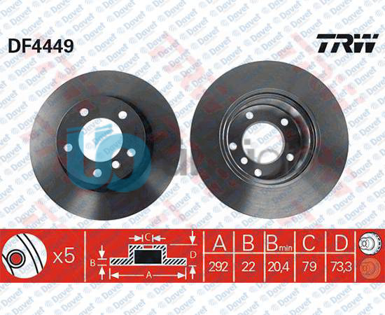 ON FREN DISKI AYNASI HAVALI BMW 1-120D-120I  04- BMW 3-318I-318D-320I 05-