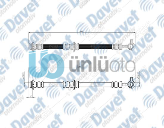 ON SAG FREN HORTUMU QASHQAI 07-