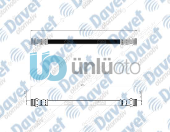 ON UZUN FREN HORTUMU H100 93-00