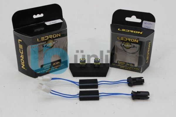 Plaka Lambası Arıza Giderici + Beyaz Led Ampul Set