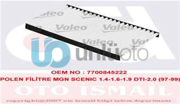 POLEN FİLTRESİ BRAVA 95 BRAVO-MAREA 96 LYBRA 99 156 00-06 DAILY III DEBRA 96-99