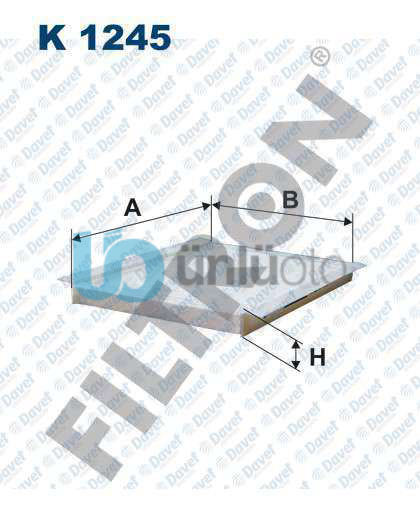 POLEN FİLTRESİ HYUNDAI İ30 1.4L 1.6L G4FA G4FC 07-12 1.6L D4FB d izel 07-11 / KI