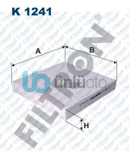 POLEN FİLTRESİ P4007-CITROEN C-CROSSER-MITSUBISHI LANCER VIII-OUTLANDER II-COLT