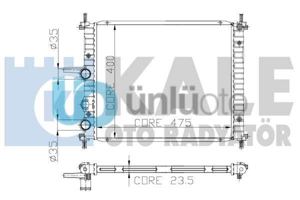 MOTOR RADYATOR MAREA 1,6i 16V ( 1 SIRA ALB )