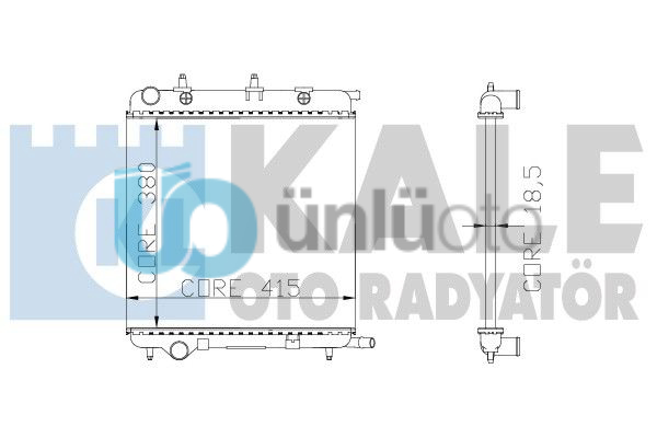 MOTOR SU RADYATOR C2 C3 (I II III) C3 PLURIEL P207 P1007 TU3A / ET3J4 / TU5JP4 1