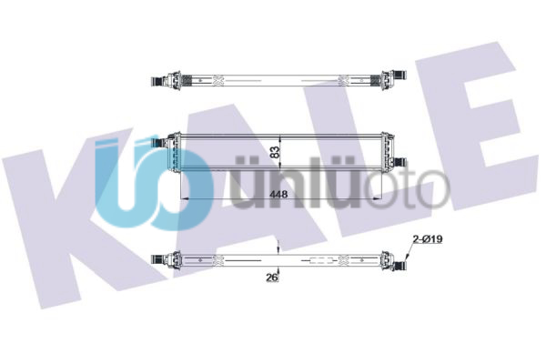 SU RADYATORU BRAZING ARA SOGUTUCU RENAULT CLIO V CAPTUR 1.5 20- ALB SIST