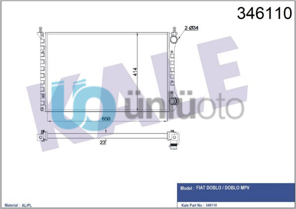 MOTOR RADYATORU DOBLO 1.9D 1.6 1.4 (KLIMALI) 01