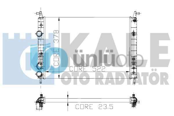 MOTOR RADYATOR PALIO 1,2 ALBEA 1,2 / 1,6 KLIMALI (2 SIRA AL+PL SISTEM) / (522X37