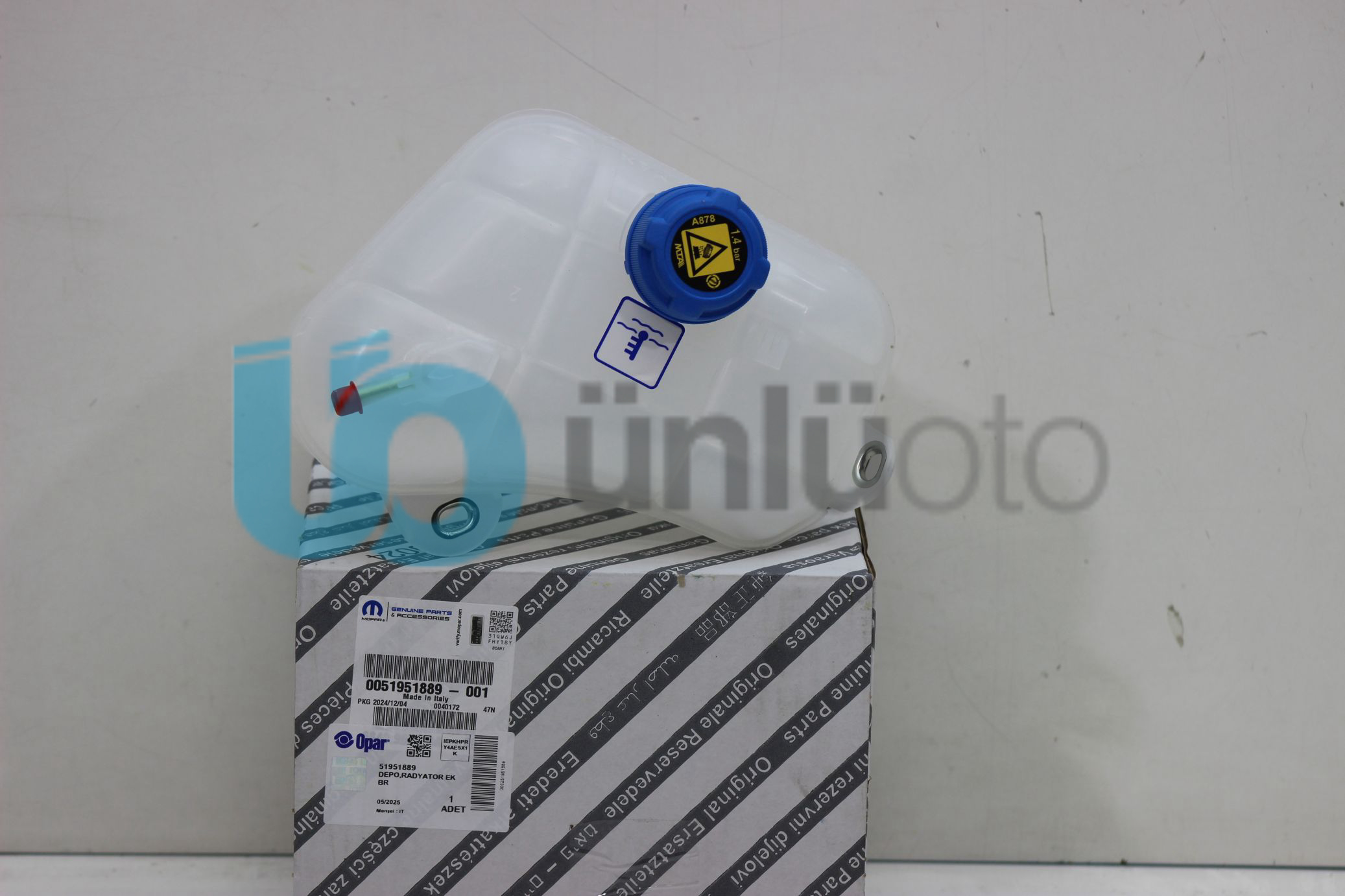 Radyatör Yedek Su (Ek) Deposu Bravo Delta 1.6 Mjet - 1.4 Tjet