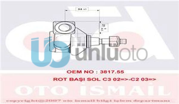 ROT BAŞI SOL C3 02 -C2 03