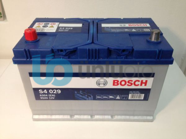 S4 95 Ah Amper Silver Bosch (90Ters Muadili) Akü Susuz