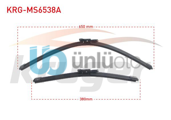 ARAC BAZLI SILECEK SETI 650-380mm FIAT LINEA / FIAT PUNTO (199) / FIAT 500L (199