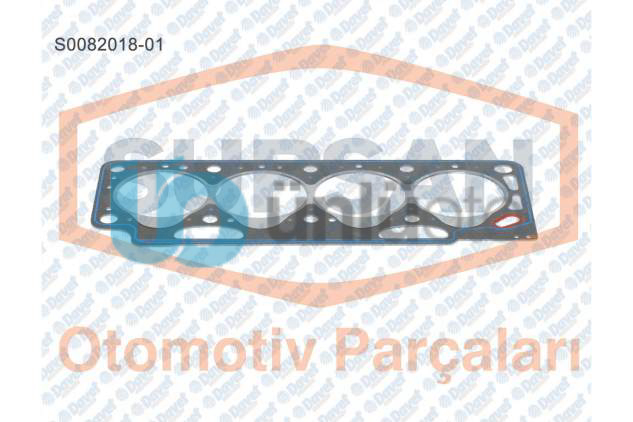 SILINDIR KAPAK CONTASI 1 CENTIK SACLI OZEL KLINGRIT KANGOO EXPRESS R19 1.9D F8Q