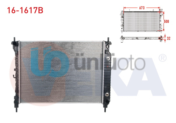 SU RADYATORU BRAZING CHEVROLET CAPTIVA (C140) 2.0 D A-T AC+/- 2012-2014