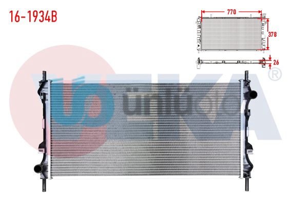 SU RADYATORU BRAZING FORD TRANSIT (V184) 2.4 D M-T AC+ 2000-2006