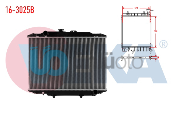 SU RADYATORU BRAZING MITSUBISHI L300 (P0W,P1W) 2.5 D 1997-2006