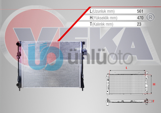 SU RADYATORU BRAZING RENAULT TRAFIC II (FL) 1.9 DCI M-T 2001-2014