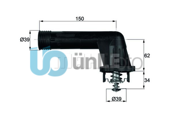 TERMOSTAT 95 C BMW E34 E36 M43