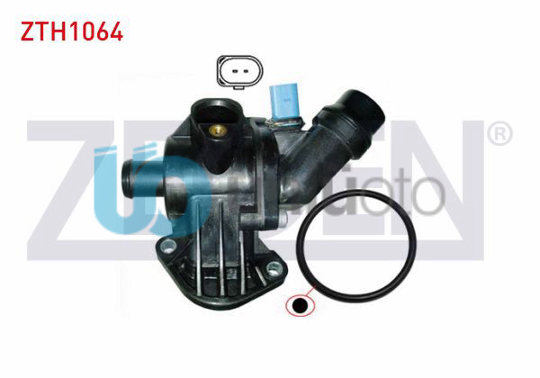 TERMOSTAT KOMPLE ELEKTRIKLI 100C VW PASSAT 2.0 2000-2005 / AUDI A4 1.8 T - 2.0 2