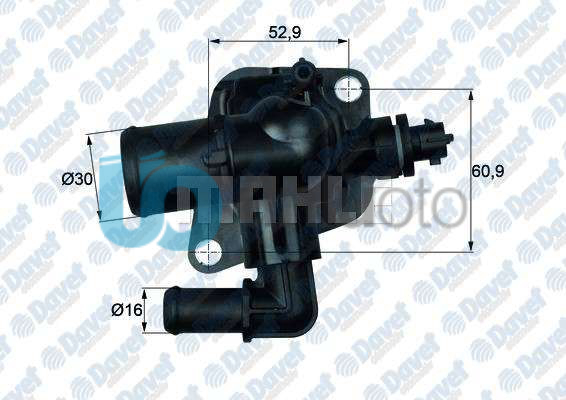 TERMOSTAT KOMPLE  G1054.88  DOBLO GRANDE PUNTO EVO FIORINO 1.3DMJT 09-12 ASTRA J