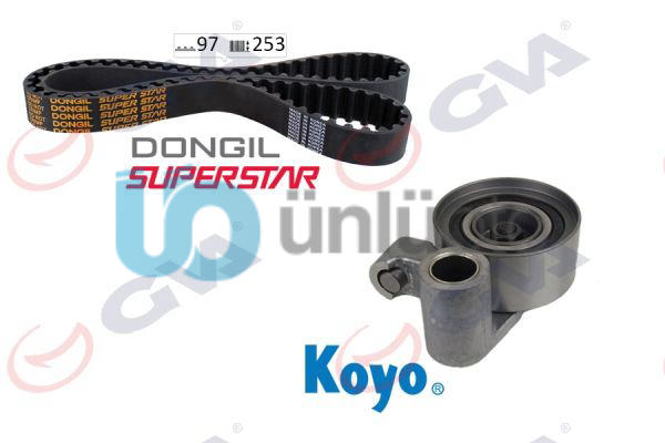 TRİGER KAYIŞ SETİ EKSANTRİK SETİ TOYOTA HILUX VIGO 2.5L 2KDFTV KUN15 KUN25 KUN35