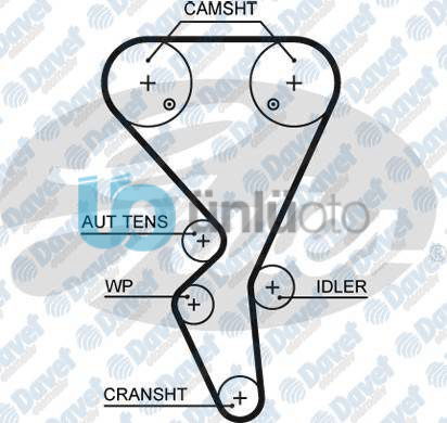 EKSANTRIK KAYISI (134x254) 134 DIS P206-P307 1.6 PARTNER 1.6 00= CT1065