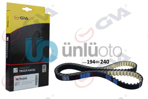 TRIGER KAYIŞI 194x240 FIAT EGEA 15 LINEA 09 DOBLO III 10 BRAVO II 0714 500 L