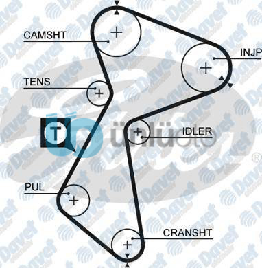 TRIGER KAYISI (153x254) OPEL ARENA 1.9D 8V (98 01) RENAULT MEGAN TRAFIC 1.9D 8V