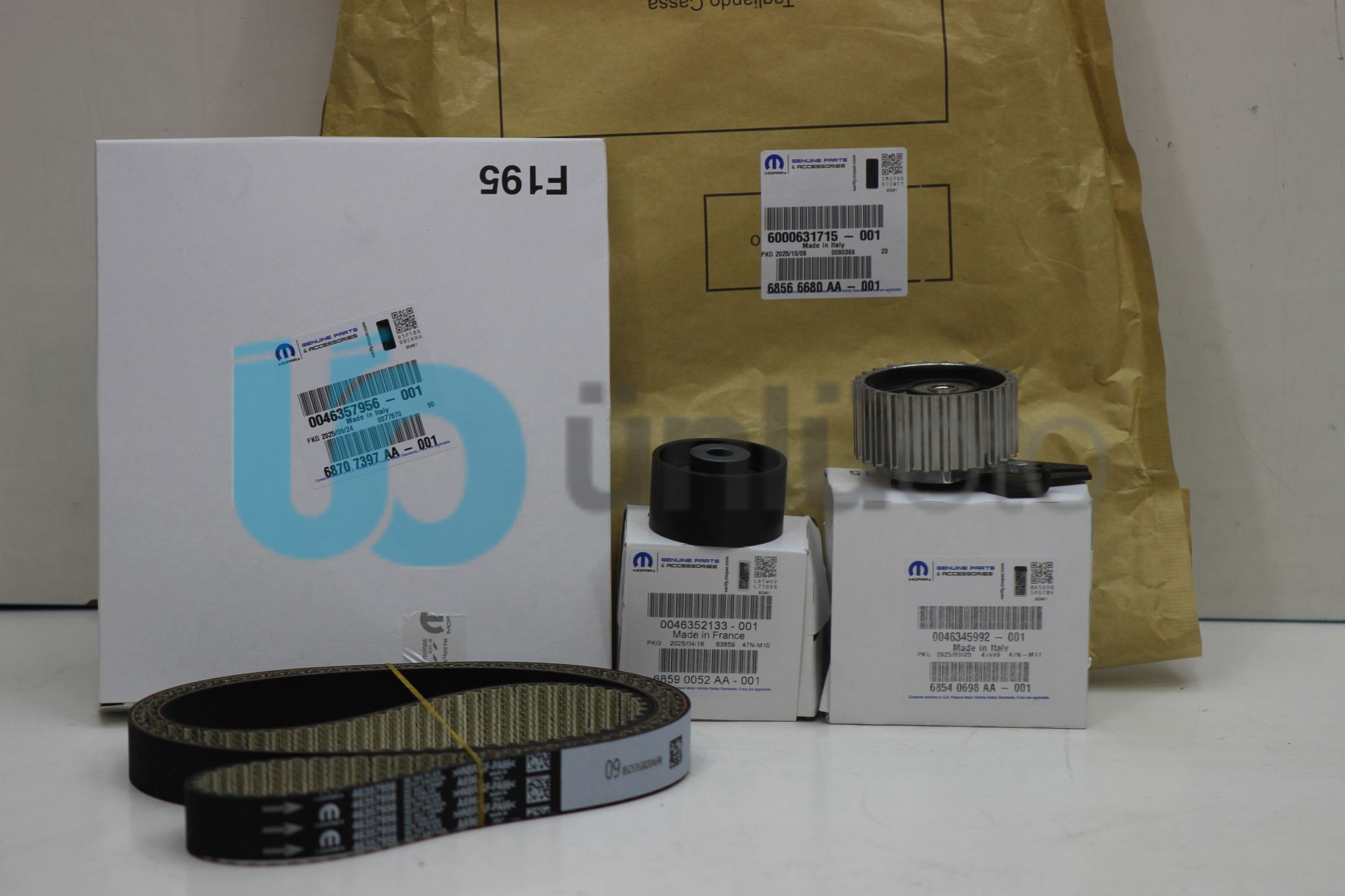 TRİGER SETİ (EKSANTİRİK SETİ) 1,6 MJET EURO-6 (188 Diş) EGEA-DOBLO+JEEP COMPASS- ALFA ROMEO TONALE