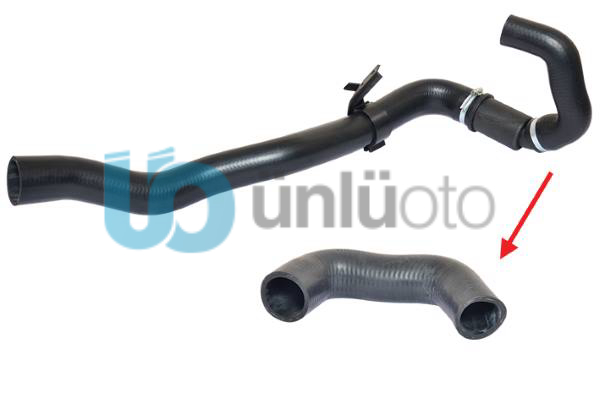 TURBO HORTUMU METAL BORUSUZ KUCUK DACIA LOGAN PICK-UP 1.5 DCI 2007-