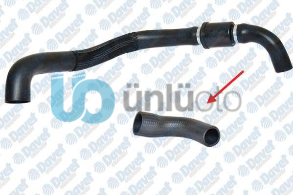 TURBO INTERCOLL HORTUMU KUCUK OLAN TRANSIT V348-V347 2.2TDCI 1114 CUSTOM 1214