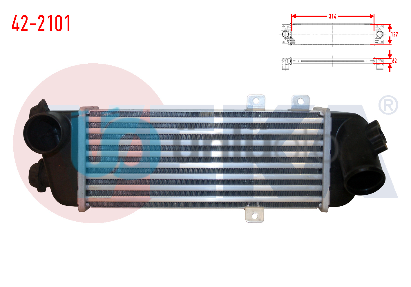 TURBO RADYATORU (INTERCOOLER) HYUNDAI I30 (FD) 1.6 CRDI 2007-2011