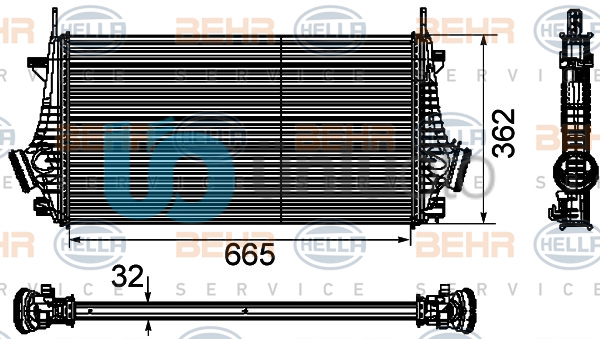 TURBO RADYATÖRÜ INTERCOOLER INSIGNIA A 0917 1.6 CDTI LET-DTH-DTJ 2.0 DTH-NFT-NH