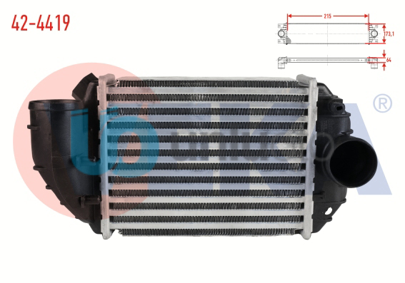 TURBO RADYATORU (INTERCOOLER) VOLKSWAGEN PASSAT (3B2) 2.5 TDI 1996-2000