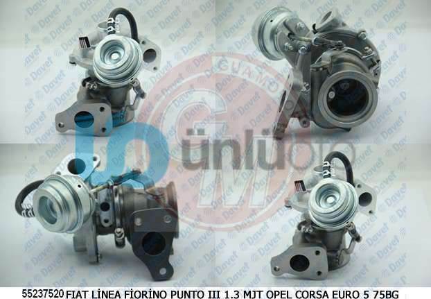 TURBO ŞARJ FIAT FIORINO 07 LINEA 09 PUNTO 09 GRANDE PUNTO 0511 1.3D MTJ E5 O