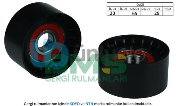V KAYIŞ GERGİ RULMANI MITSUBISHI CANTER