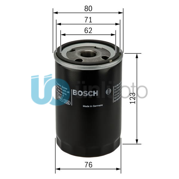 YAĞ FİLTRESİ CADDY-GOLF-JETTA-PASSAT-POLO-BORA-T5-LT28-35-LT40-55-IBIZA-LEON-TOL