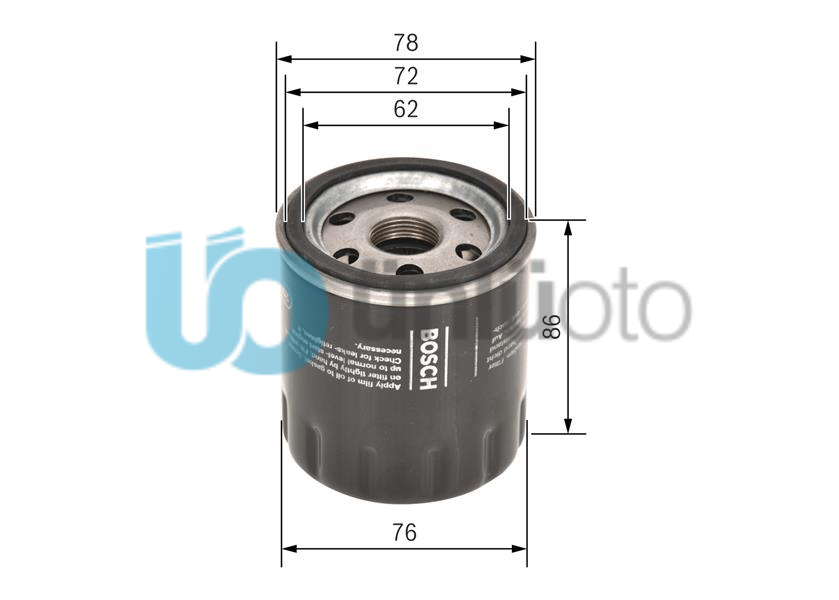 YAG FILTRESI TRANSIT V348-V347-V363-V362 0614 2.2-2.4 TDCI BOXER JUMPER III BOX