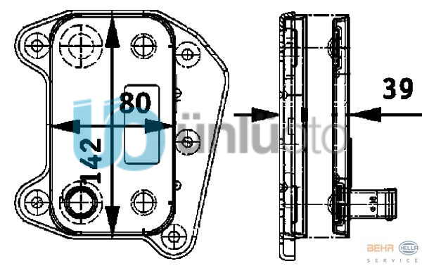 YAG SOGUTUCUSU MERCEDES OM611 OM646 W203 CL203 W204 W211 W639 B901B904