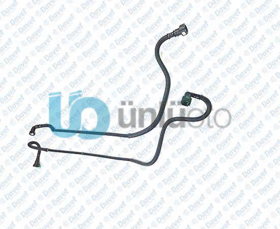 YAKIT BORU TAKIMI 2 BORU-PLASTIKSIZ EGEA-TIPO 1.3 MJTD