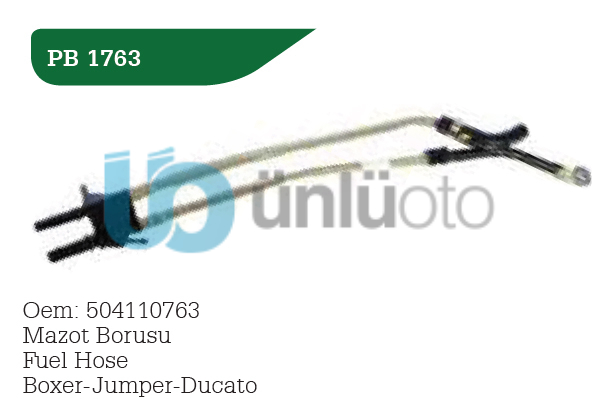 YAKIT BORUSU DUCATO III 06 JUMPER-IVECO DAILY IV-KARSAN J10 2.3JTD EURO 4
